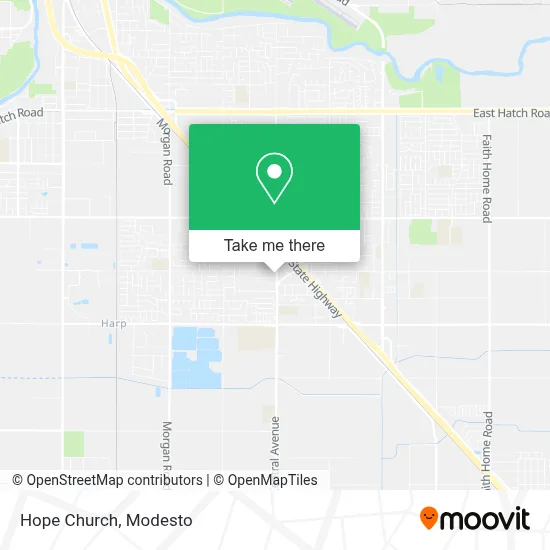 Hope Church map