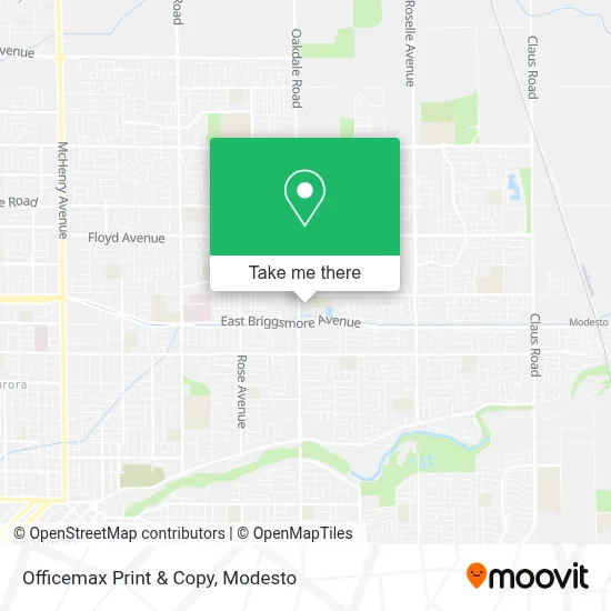 Officemax Print & Copy map