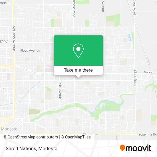 Shred Nations map