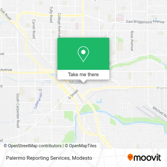 Palermo Reporting Services map