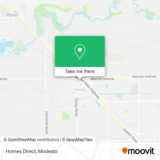 Homes Direct map