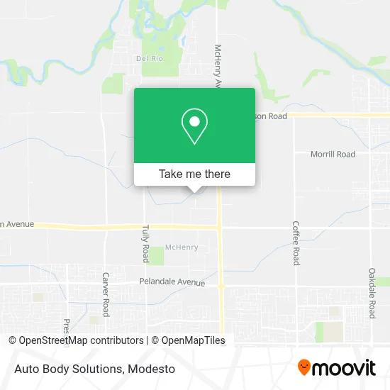 Auto Body Solutions map