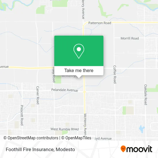 Foothill Fire Insurance map