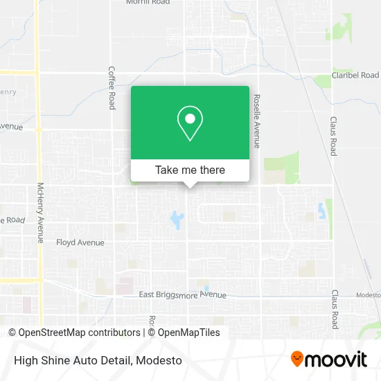 High Shine Auto Detail map