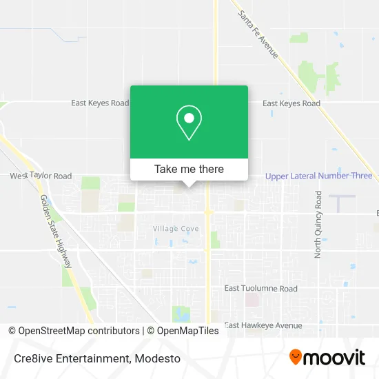 Cre8ive Entertainment map