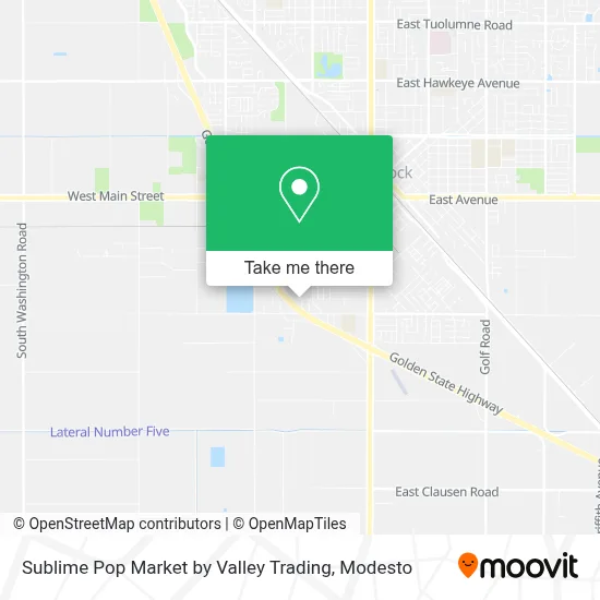Sublime Pop Market by Valley Trading map
