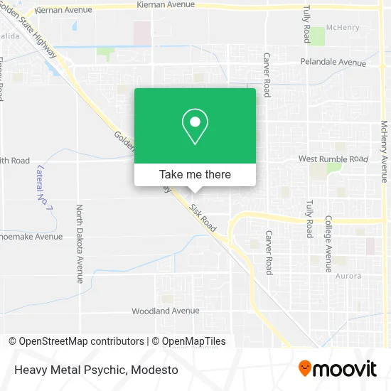 Heavy Metal Psychic map
