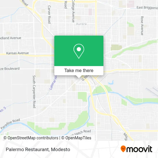 Palermo Restaurant map