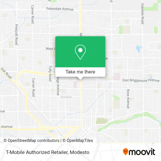 T-Mobile Authorized Retailer map