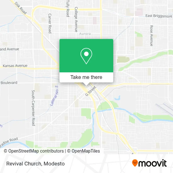 Revival Church map