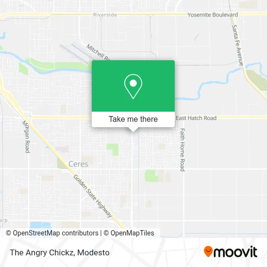 The Angry Chickz map