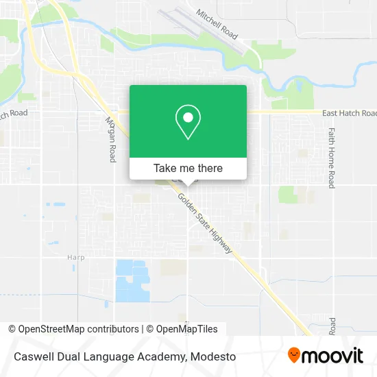 Caswell Dual Language Academy map