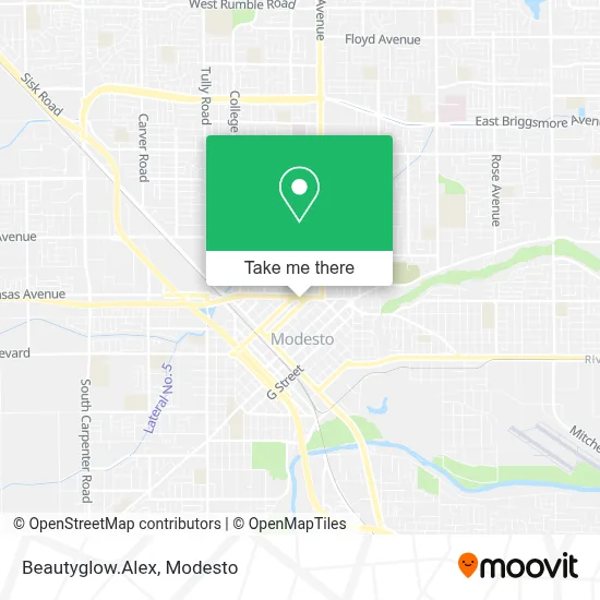Beautyglow.Alex map