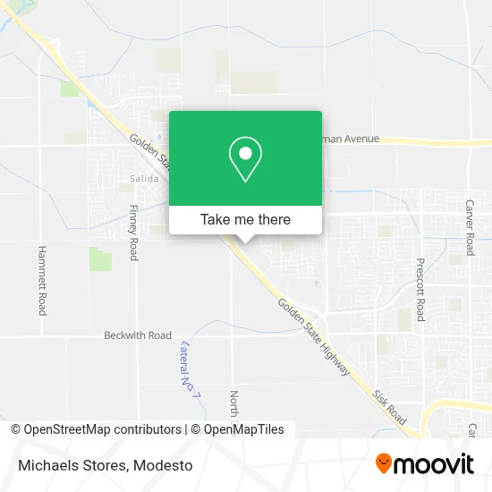 Michaels Stores map