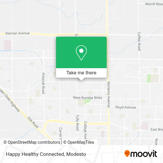 Happy Healthy Connected map