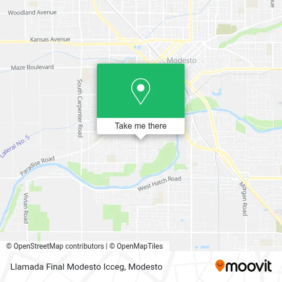 Llamada Final Modesto Icceg map