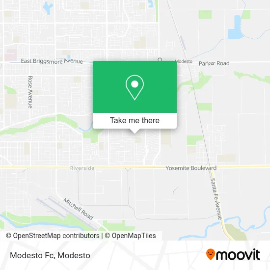 Modesto Fc map