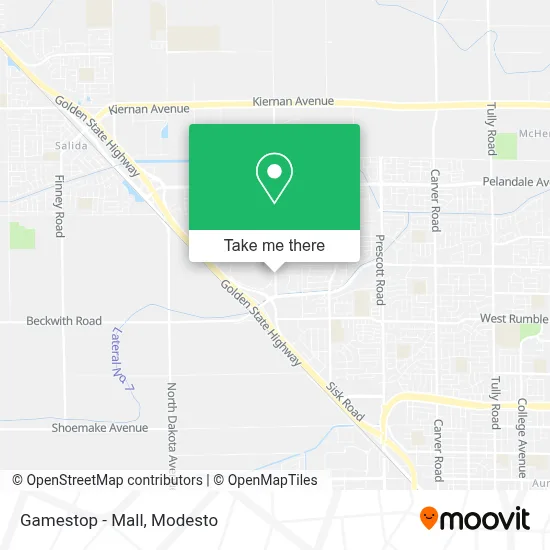 Gamestop - Mall map