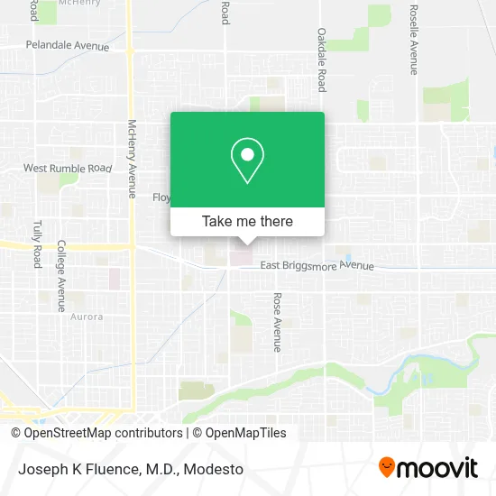 Joseph K Fluence, M.D. map