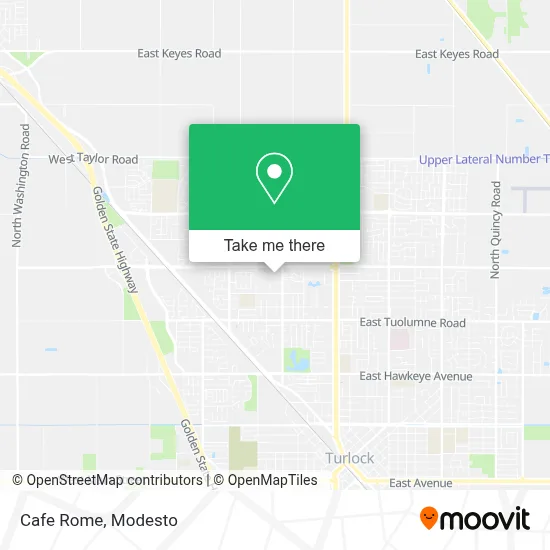 Cafe Rome map