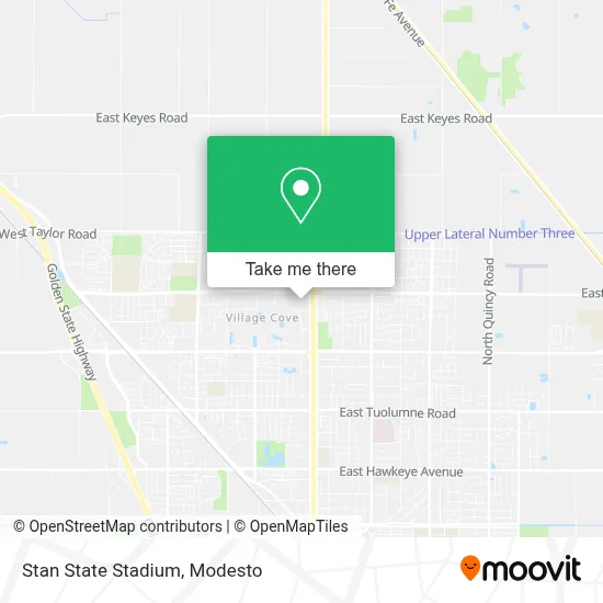 Stan State Stadium map
