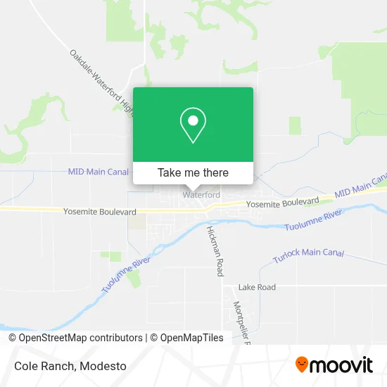 Cole Ranch map