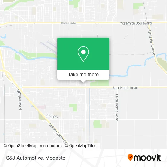S&J Automotive map