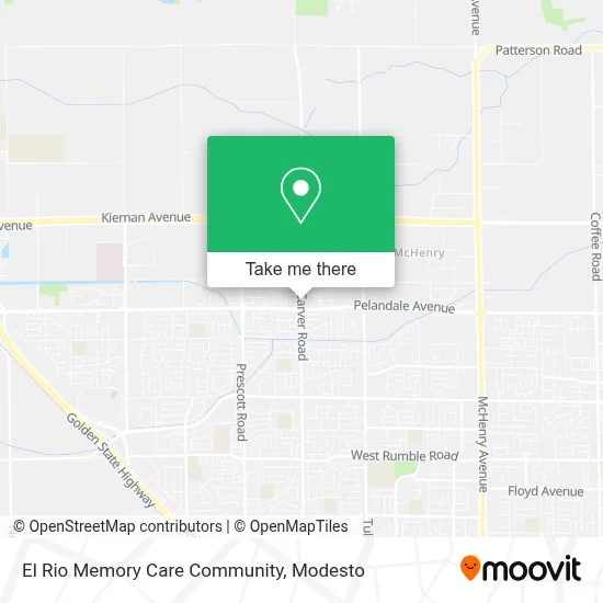 El Rio Memory Care Community map