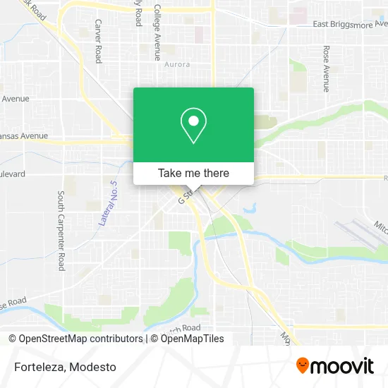 Forteleza map
