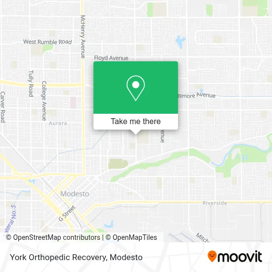 York Orthopedic Recovery map