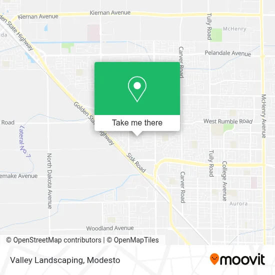 Valley Landscaping map