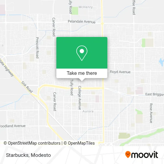 Starbucks map