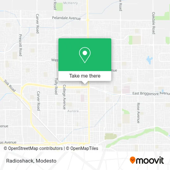 Radioshack map