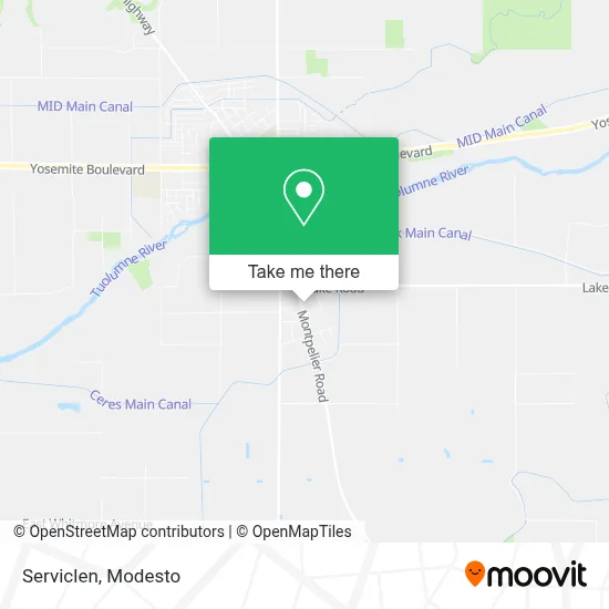 Serviclen map