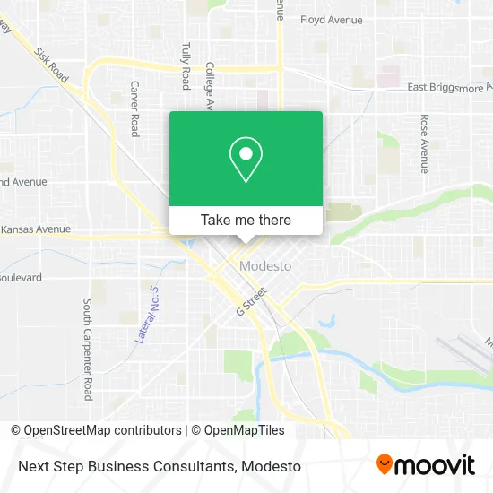 Next Step Business Consultants map