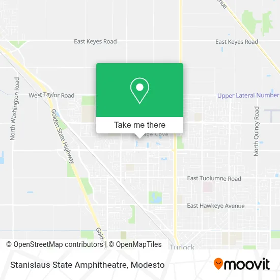 Stanislaus State Amphitheatre map