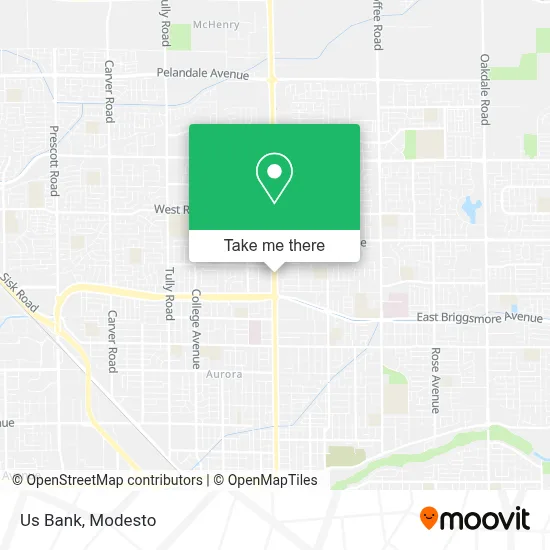Us Bank map