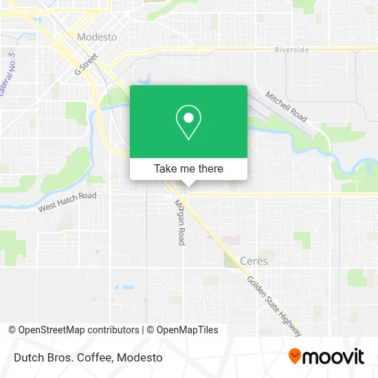 Dutch Bros. Coffee map