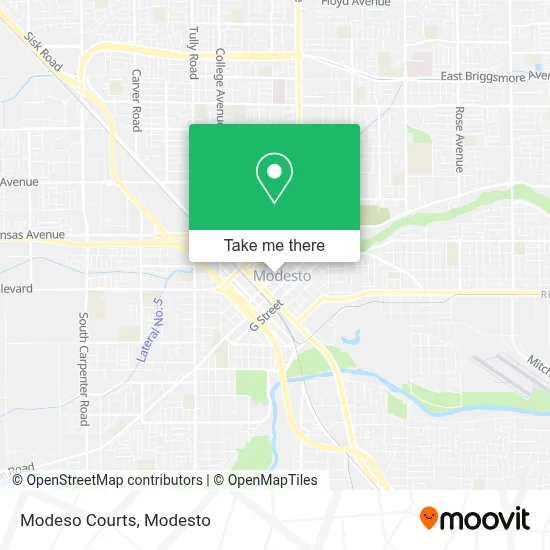 Modeso Courts map