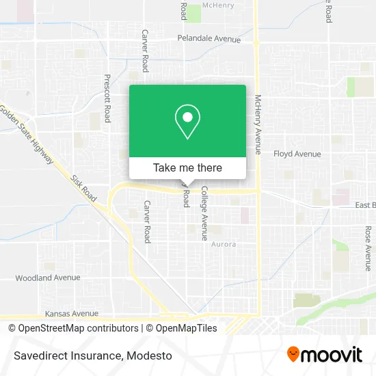 Savedirect Insurance map