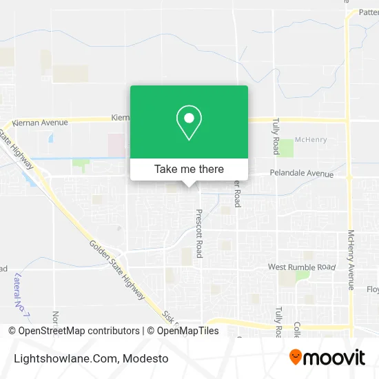 Lightshowlane.Com map