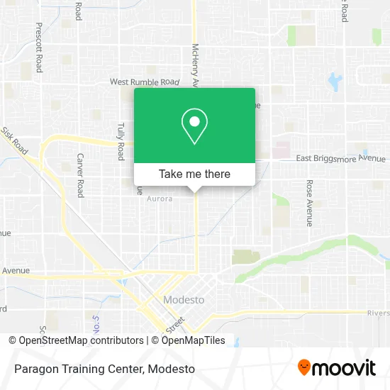 Paragon Training Center map