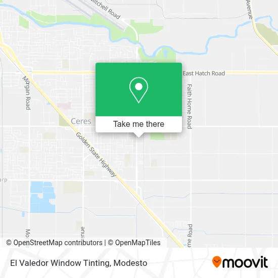 El Valedor Window Tinting map