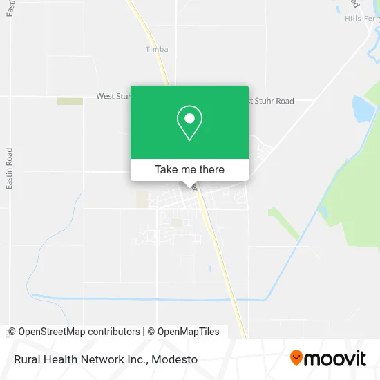 Rural Health Network Inc. map