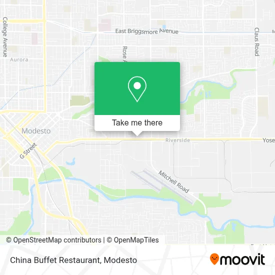 China Buffet Restaurant map