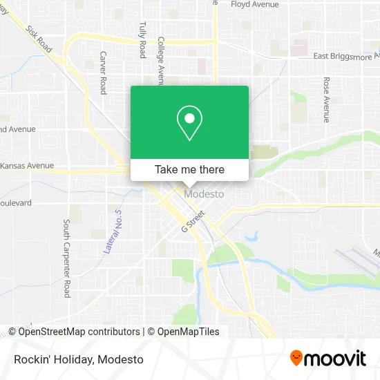 Rockin' Holiday map