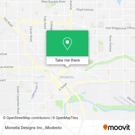 Monella Designs Inc. map