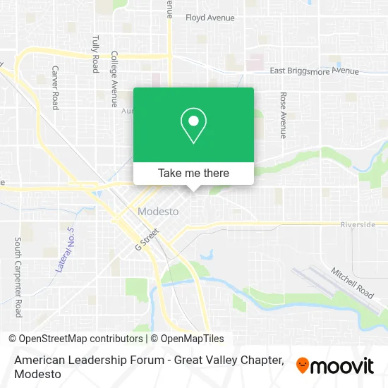 American Leadership Forum - Great Valley Chapter map