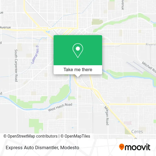 Express Auto Dismantler map