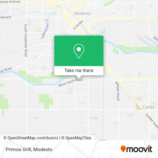 Primos Grill map